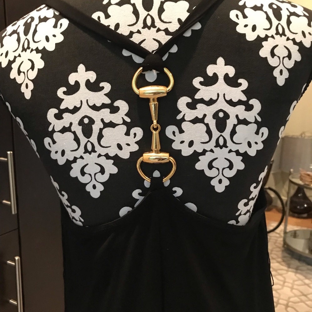 Black chain Dress